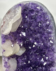 Natural uruguayan Amethyst Crystal with Calcite Formations - MWS3318