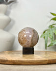 Quartz & Agate Sphere Geode with Crystal Cavity - SPH0208