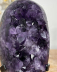 A Grade Deep Purple Amethyst Cluster with Large Crystals - MWS1861