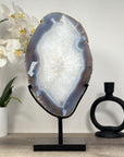 Portal Crystal, Display Minerals, Agate Slab, Natural Minerals from Uruguay, Handmade Polished, Crystal Shop, Good Energy, Natural Stones for Decor, Home Decor