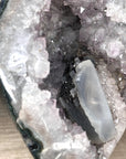 Natural Quartz Geode with Huge Calcite Formation - MWS2315