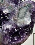 Magnificent Amethyst & Green Jasper Specimen - A Must-Have Decor Piece - MWS1117