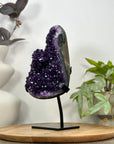 Uruguayan Amethyst Specimen on Stand - Perfect for Home or Office Decor - MWS3113