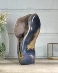 Large Natural Uruguayan Agate Geode Statement Piece - CBP1254