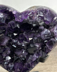 Deep Purple Natural Amethyst Stone Heart - HST0286