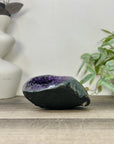 Natural Deep Purple Uruguayan Amethyst Geode - STGE0056