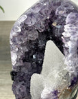Unique Natural Amethyst Geode with Sugar Calcite Formations - MWS2259