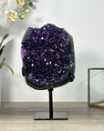 Top Grade Natural Amethyst Crystal Formation - Stand Included - MWS2479