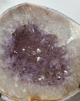 Natural amethyst Jewelry Box on Metal Stand - MWS2978