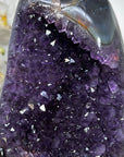 Unique Natural Amethyst Geode with Beautiful Agate Shell - MWS1870
