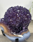 Natural amethyst Cluster on Stand For Home Decor - MWS3302