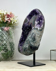 Masive Natural Green Jasper & Amethyst Geode - MWS1145
