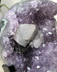 Natural Amethyst Crystal Cluster with Beautiful Calcite Crystal Formation - MWS2349