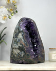 Natural XXL Amethyst & Agate Geode, Huge Deep Purple Crystals - CBP1097