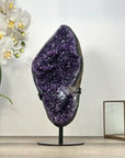 Natural Large Amethyst Cluster on Stand - MWS2987