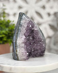 Natural Amethyst Crystal flame Carving - FST0084