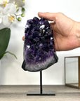 Premium Uruguayan Amethyst Crystal - Stand Included - MWS2945