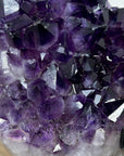Stunning Natural Amethyst Crystal with Large & Shinny Crystals - MWS1932