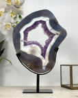 Large Natural Blue Agate & Amethyst Portal - MWS1949