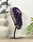 Natural Uruguayan Amethyst Crystal with Stalactite Eye Formation - MWS3194