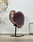 Natural Pink Tone Amethyst Stone Heart - HST0343