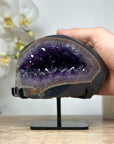 Stunning Deep purple Amethyst & Agate Geode - MWS1458