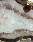 Natural Uruguayan Quartz Stone Slice - SLC0015