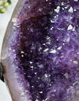 Natural Amethyst Geode with Beautiful Purple Color - MWS1562