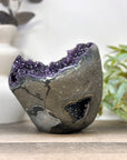 Huge Amethyst with Outstanding Natural Calcite Formation - CBP1413