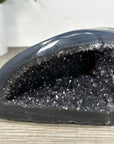 Quarts Druzy & Agate Polished Stone Geode - STGE0019