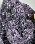 Uruguayan Amethyst Specimen with Green Jasper Shell & Calcite Formation - MWS3148