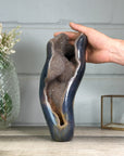 Large Natural Uruguayan Agate Geode Statement Piece - CBP1254