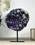Top Grade Natural Amethyst Cluster with Calcite Formations - MWS2217