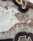 Natural Uruguayan Quartz Stone Slice - SLC0010
