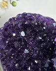 A Grade Amethyst Stone with Green Jasper Shell - MWS2219