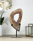 Natural Quartz Portal with Metal Stand - MWS2319