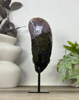 Natural Amethyst Geode with Metal Stand - MWS3321