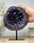 A+ Grade Amethyst Geode with Large & Shinny Crystals - MWS1475