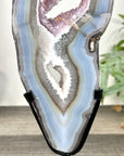 Unique Natural Agate, Amethyst & Quartz Geode Slice portal - MWS3244