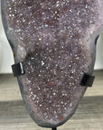 Pink Tone Amethyst with handmade Metal Stand - MWS3358