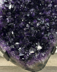 Large Natural Amethyst Geode on Metal Stand - MWS3199