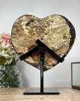 Amazing Natural Amethyst Stone Heart Carving - MWS1047