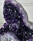 Stunning Natural Deep Purple Amethyst Cluster on Stand - MWS3156