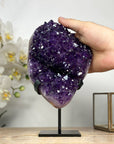 Spectacular Natural Amethyst Specimen with Super Shinny Crystals - MWS1982