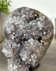Natural Quartz Crystal on Metal Stand – Elegant Clear Crystal Statement Décor Piece - MWS2411