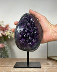 Premium Deep Purple Amethyst with Fixed Stand - AWS0544