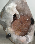 Beautiful Calcite Specimen Covered with Orange Tone Druzy Crystals - MWS2338