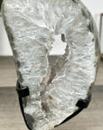 Quartz Geode Slice with Natural Druzy Crystals - MWS2908
