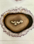 High-Quality Amethyst & Agate Stalactite Slices for Jewelers - Wholesale Bulk Pack - STS0076