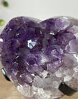 Uruguayan Amethyst Stone Heart Carving - HST0256